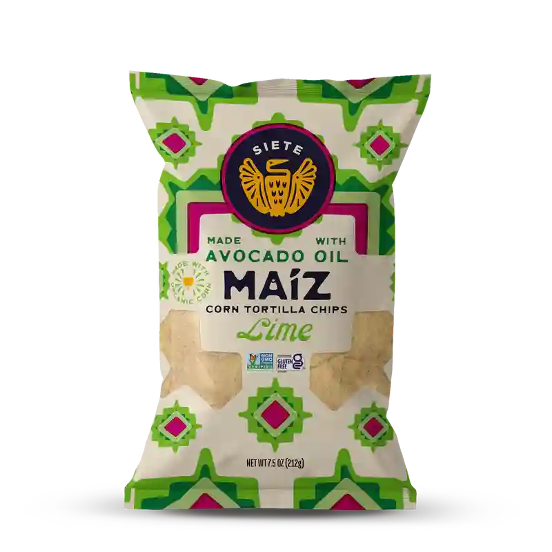 Siete Maiz Lime Totopos Corn Tortilla Chips