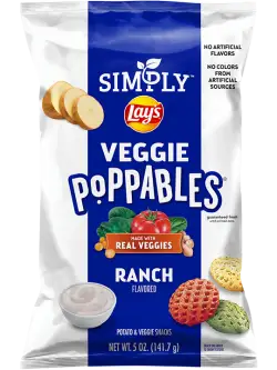 Simply Lay's Veggie Poppables Ranch