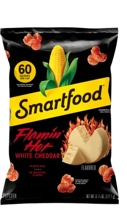 Smartfood® Flamin’ Hot® White Cheddar Flavored Popcorn