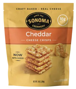 Sonoma Creamery Cheddar Cheese Crisps