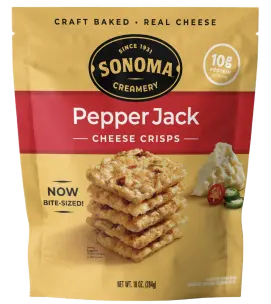 Sonoma Creamery Pepper Jack Cheese Crisps