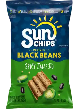 Sunchips Black Bean Spicy Jalapeno