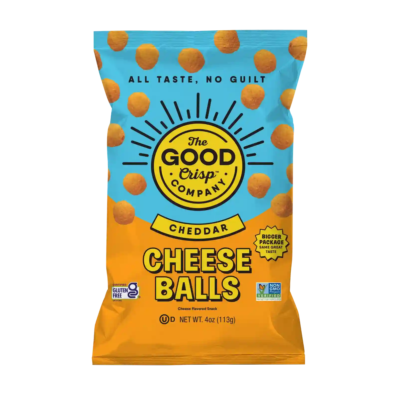 The Good Crisp Company Cheddar Cheese Balls