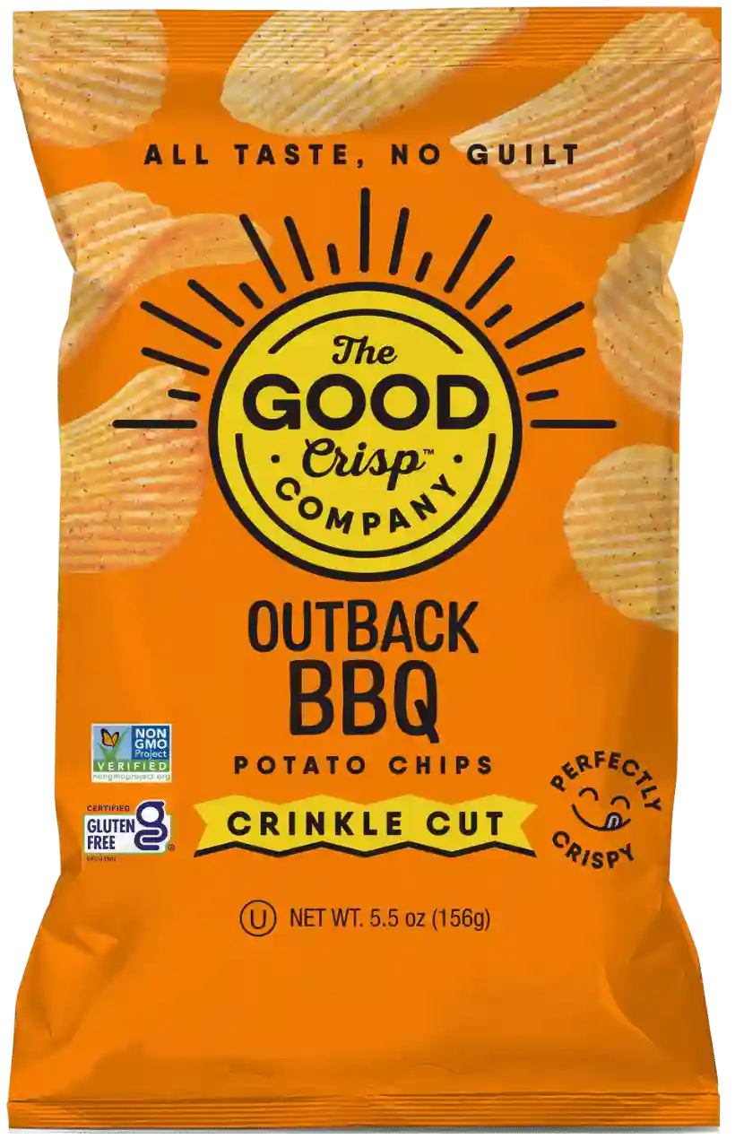 The Good Crisp Company Crinkle Cut Outback Bbq Chips