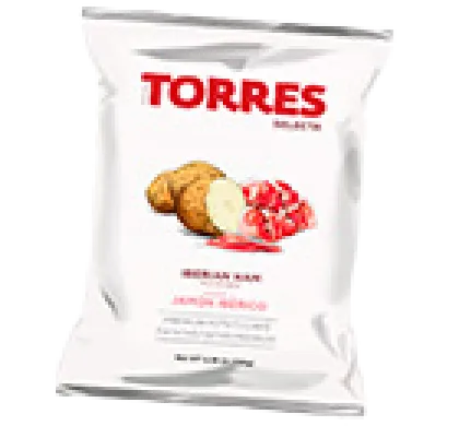 Torres Selecta Potato Chips Iberian Ham Flavoured