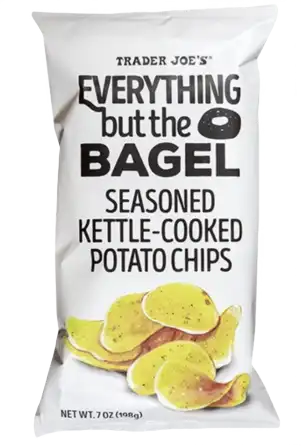 Trader Joes Everything But The Bagel Seasoned Kettle Cooked Potato Chips