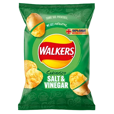 Walkers Seriously Salt & vinegar