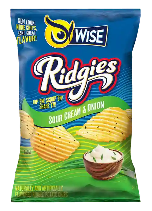 Wise Ridgies Sour Cream & Onion