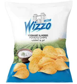 Wizzo Yoghurt & Herbs Potato Chips